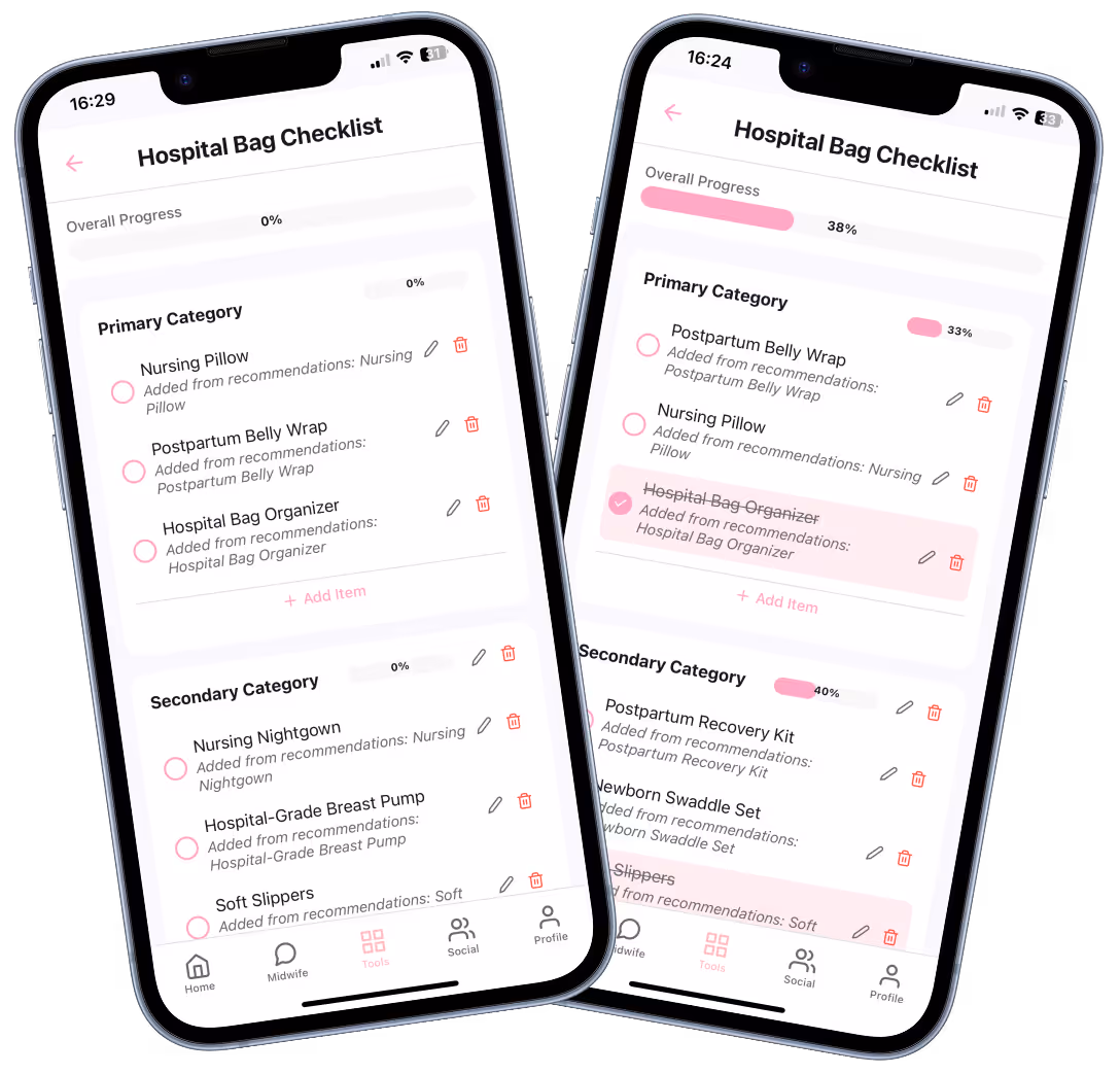 Hospital Bag Checklist