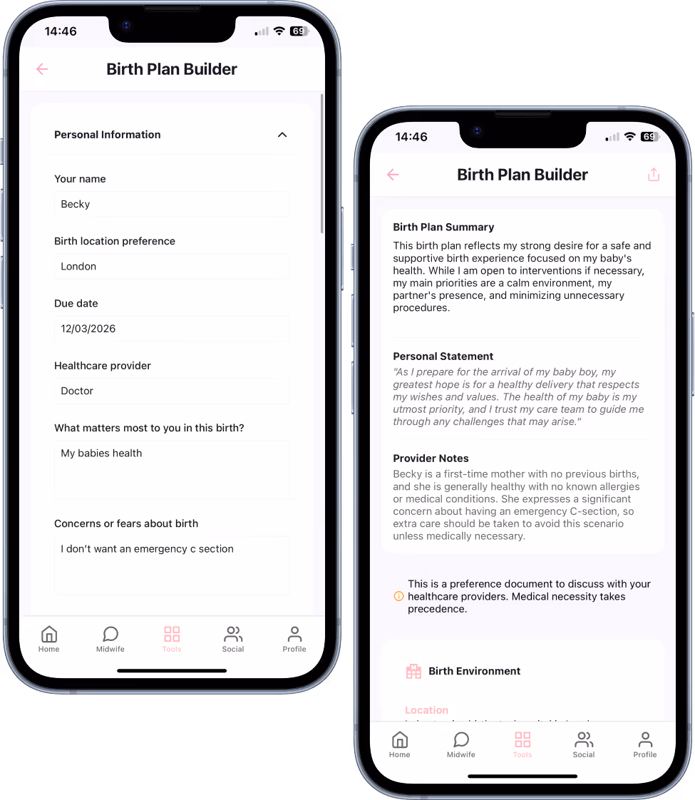 AI Birth Plan Builder